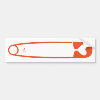 Safety Pin Bumper Sticker