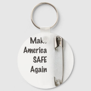 Safety Pin Key Ring