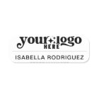 Safety Pin or Magnetic Company Employee Name Tag 