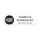 Safety Pin or Magnetic Name Tag with Custom Logo