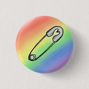 Safety pin rainbow