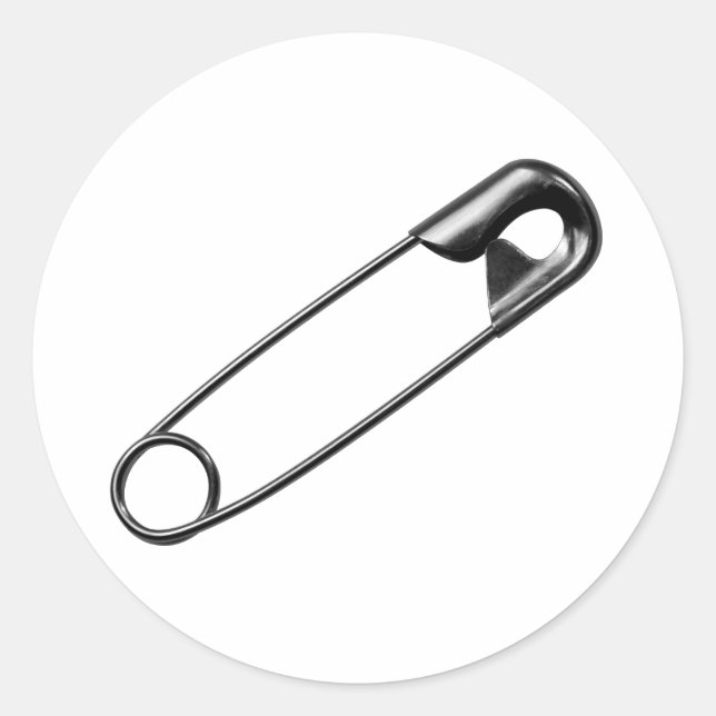 Safety Pin Sticker Large (Front)