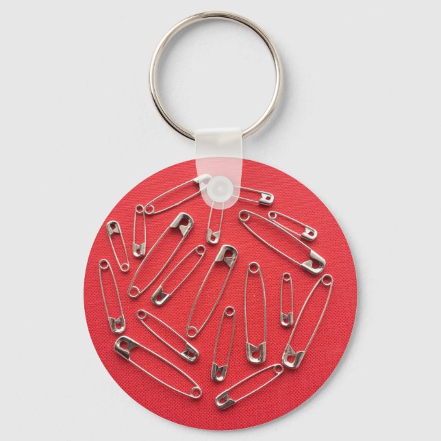 Safety-pins Key Ring (Front)