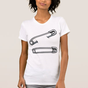 Safety Pins Womens T-Shirt