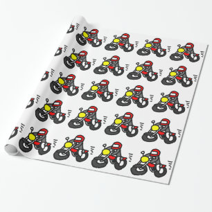 Safety Rider Wrapping Paper
