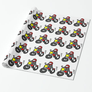 Safety Rider Wrapping Paper