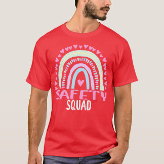 Safety Squad Party Matching Womens Appreciation Ra T-Shirt