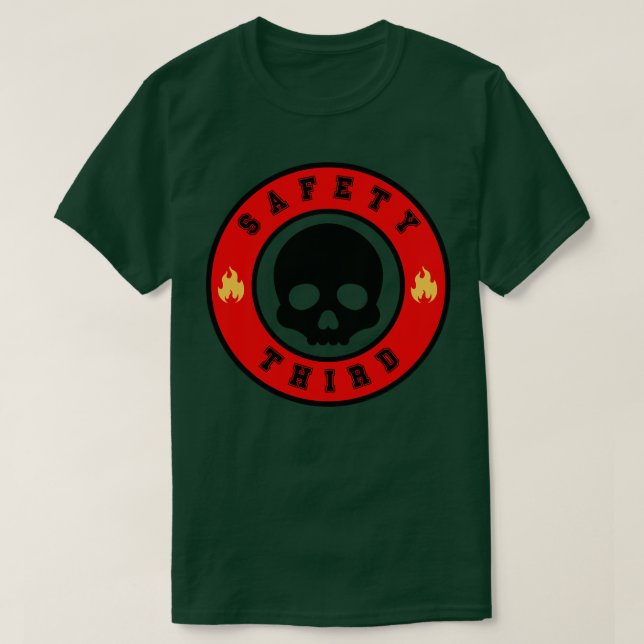 Safety Third 3 T-Shirt (Design Front)