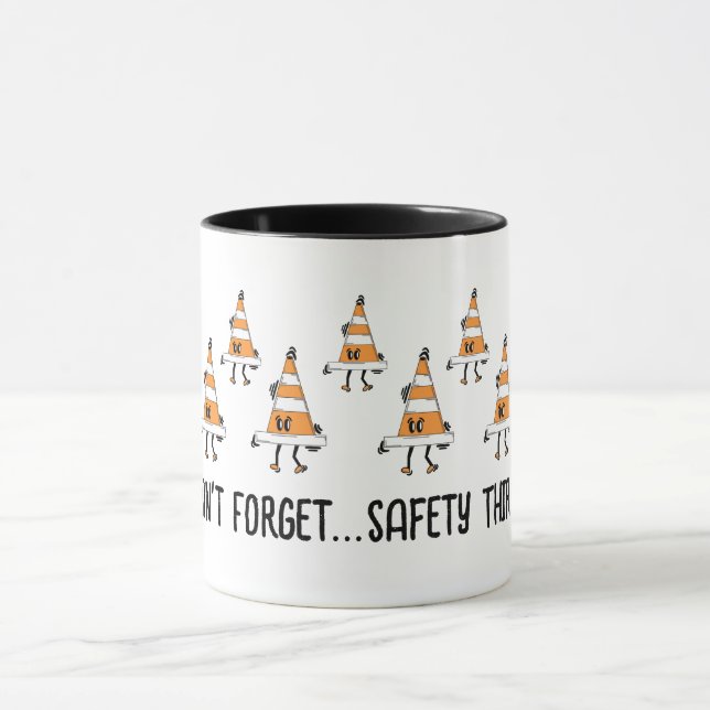 Safety Third!  Mug (Center)