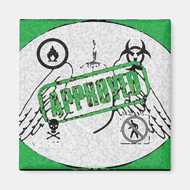 Safetyman Approved Magnet (Front)