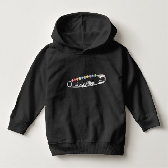 #SafeWithMe Toddler Dark Hoodie