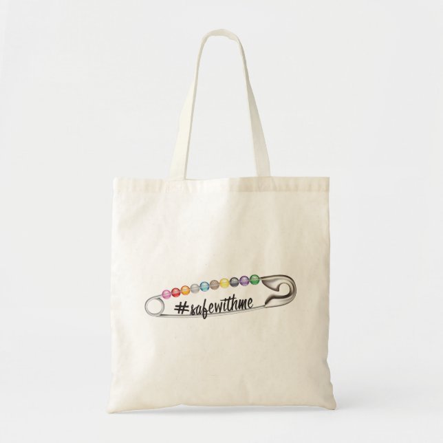 #SafeWithMe Tote Bag (Front)