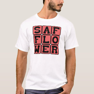 Safflower, Herbaceous Annual Flower T-Shirt