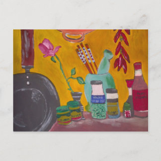 Saffron And Chillies Postcard
