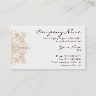 Saffron Business Card