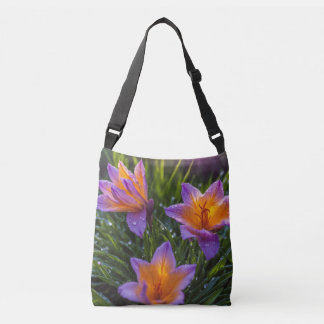 Saffron Flower Trio Crossbody Bag