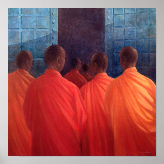 Saffron Monks Poster (Front)