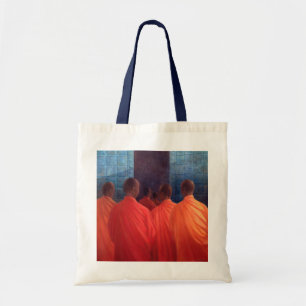 Saffron Monks Tote Bag