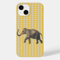 Saffron Spice Moods Dots with Elephant