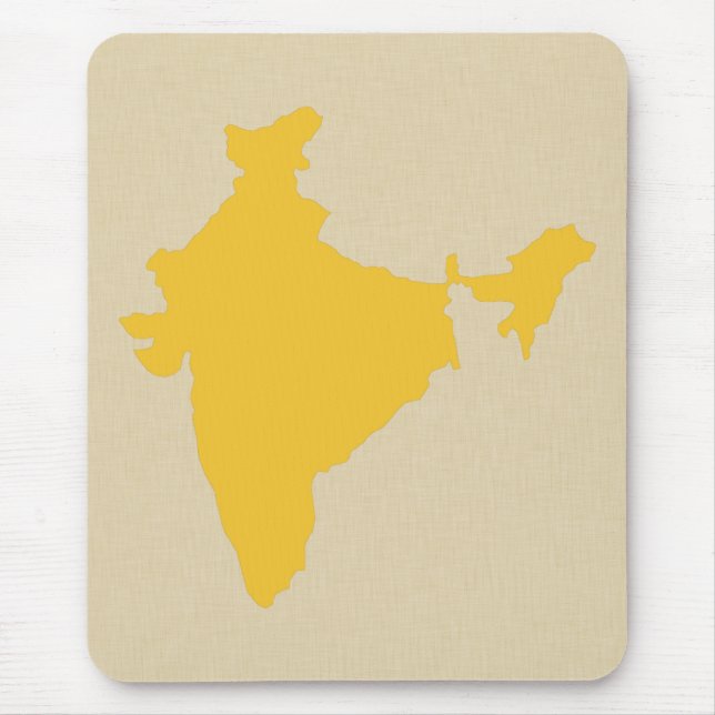 Saffron Spice Moods India Mouse Mat (Front)
