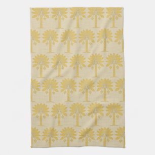 Saffron Spice Moods Palm Tea Towel