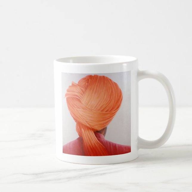 Saffron Turban Coffee Mug (Right)