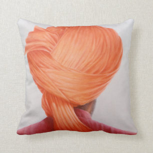 Saffron Turban Cushion