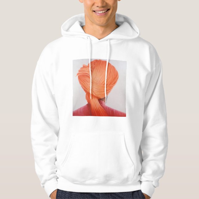 Saffron Turban Hoodie (Front)