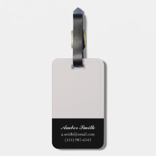 Saffron Turban Luggage Tag