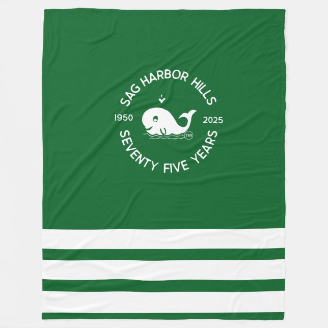 SAG HARBOR HILLS 75TH FLEECE BLANKET (Front)