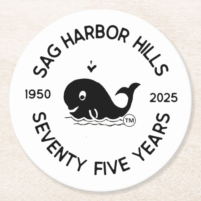SAG HARBOR HILLS BEVERAGE COASTERS (Front)