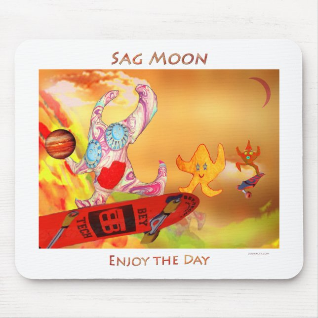 Sag Moon Mouse Mat (Front)