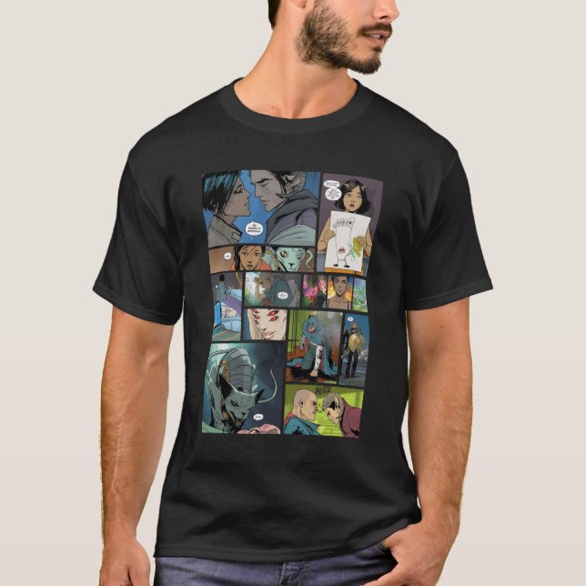 Saga Image Comics Panel Design  Classic  T-Shirt (Front)