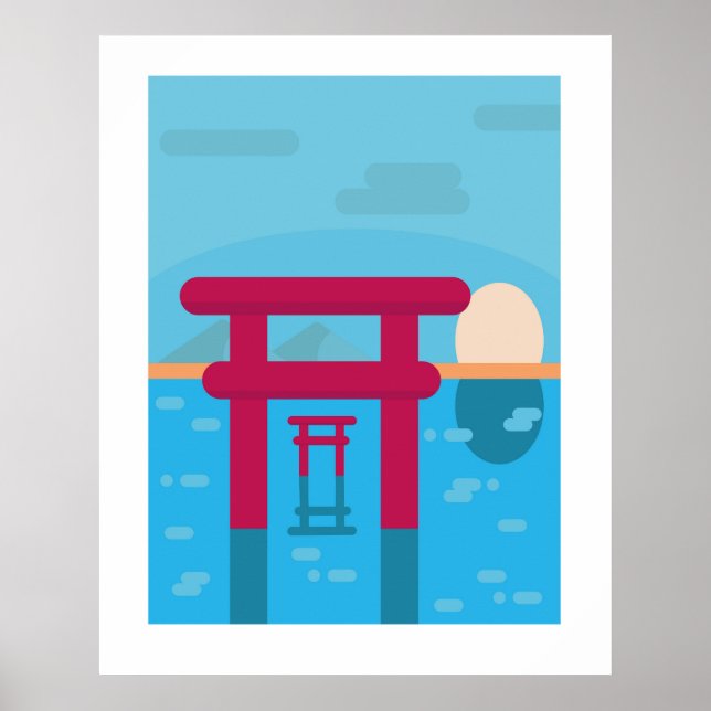 Saga Ouo Shrine, Japanese Travel Wall Art (Front)