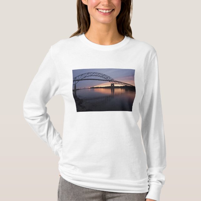 Sagamor Bridge over Cape Cod canal, T-Shirt (Front)