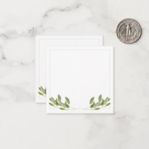 SAGE 2.5" Square Flat Note Card
