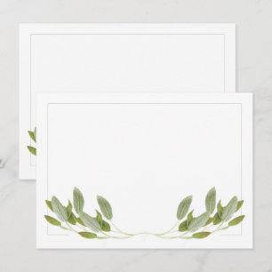 SAGE 4.5x6.25 Flat Card / Horizontal