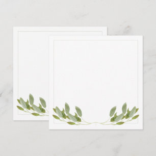 SAGE 5.25" Square Flat Card