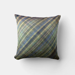 Sage and Lavender Stripes Cushion