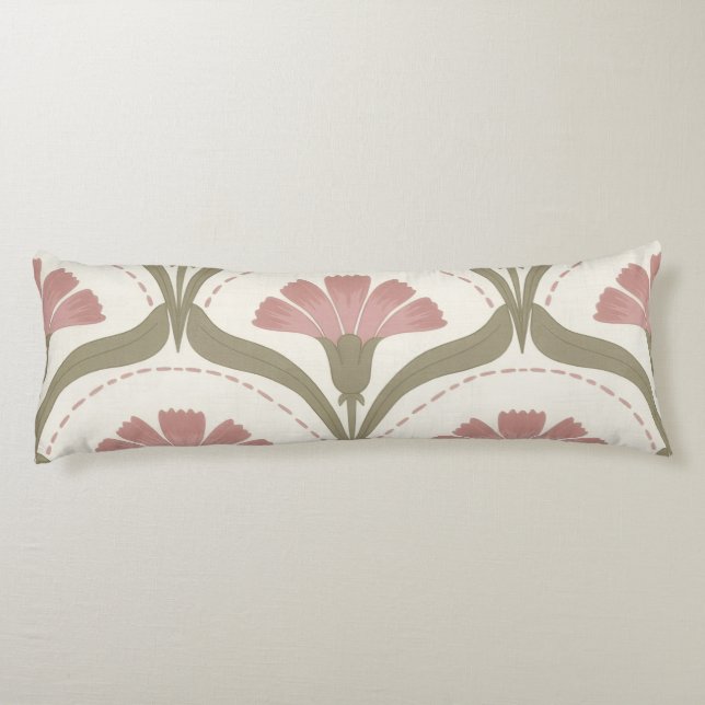 Sage and Rose Body Cushion (Back)