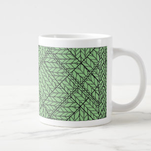 SAGE ARGYLE KNIT Big White Mug