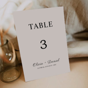 Sage Boho Wedding Table Cards Template