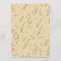 Sage Botanical Eucalyptus Pressed Flower Minimalis