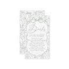 Sage Bow Baby Shower Book 