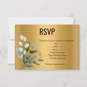 SAGE BRANCH GOLD RESPONSE CARD