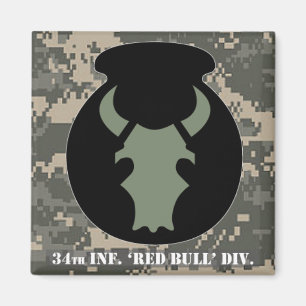 Sage Bull ACU-look subdued w/ camo 2x2 magnet