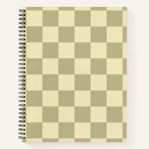 Sage Checkerboard Notebook