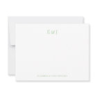 Sage Classic Elegant Couple Initials Personalised