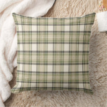 Sage Cottage Sage Green Tartan Plaid