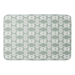Sage Damask Bath Mat